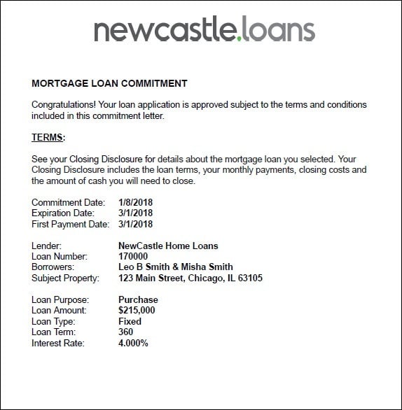 Loan Approval Letter Template from www.newcastle.loans