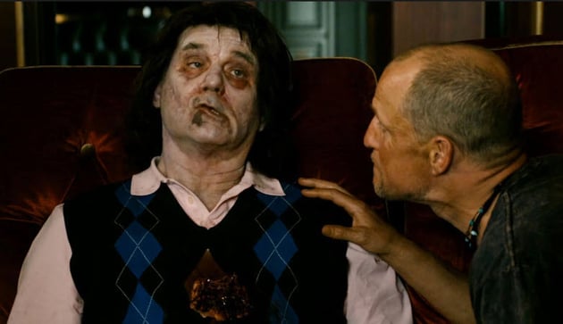 Bill Murray and Woody Harrelson in Zombieland