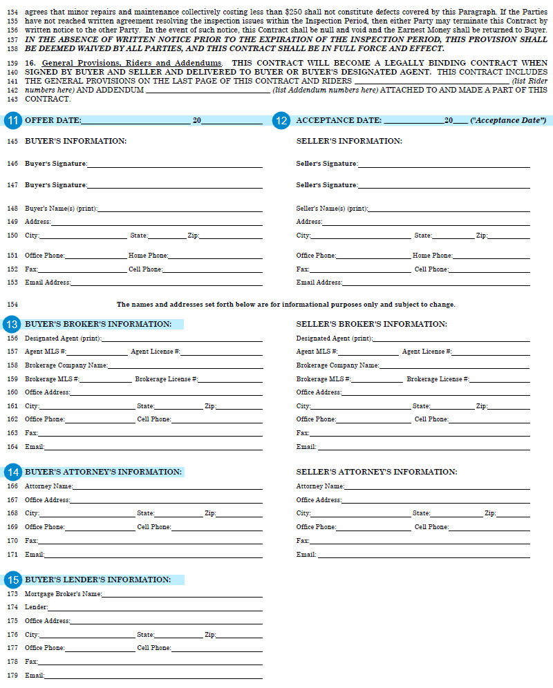 Real Estate Sales Contract 3-4