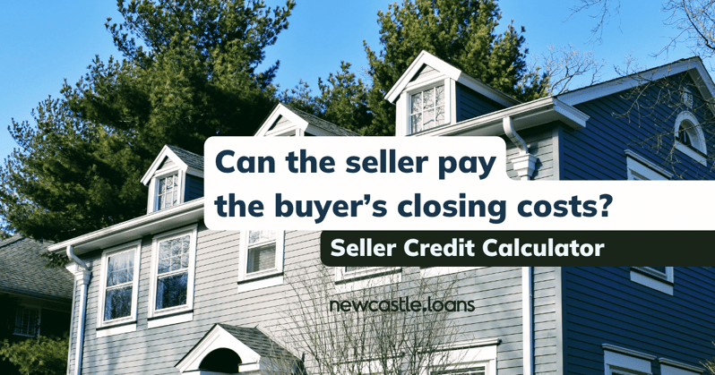 Seller Closing Cost Credit Home Purchase