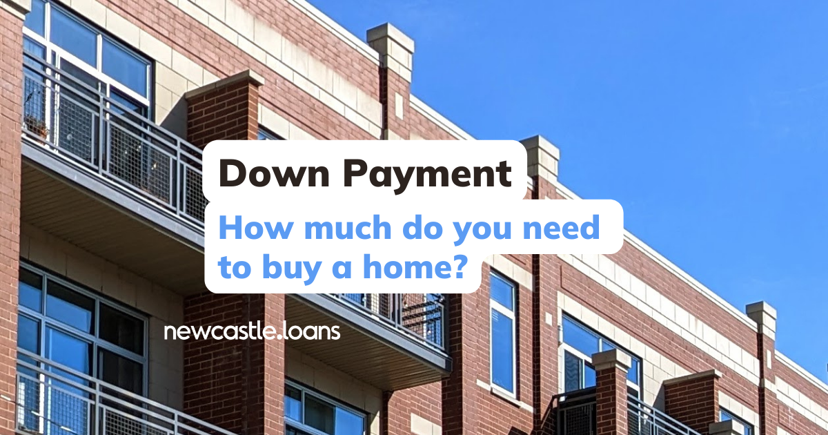 Down payment on a house