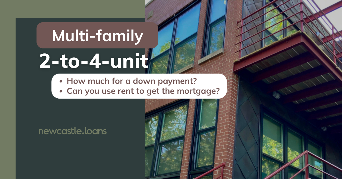 Multi family property mortgage, 2-4 unit home loan 