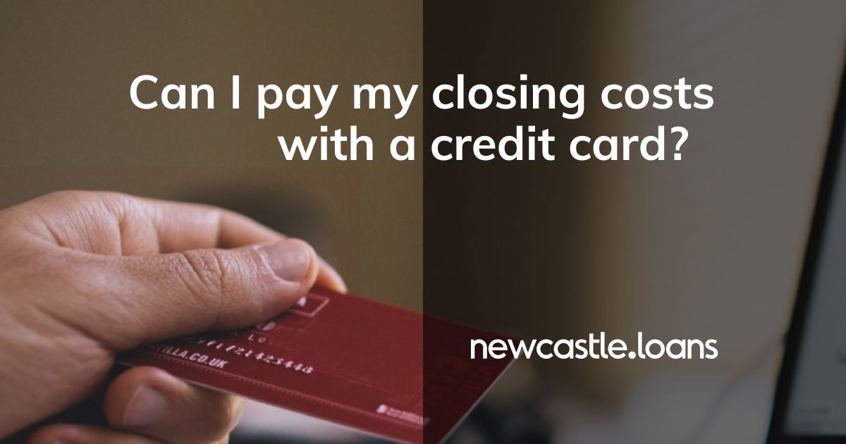 Pay mortgage closing costs with credit card